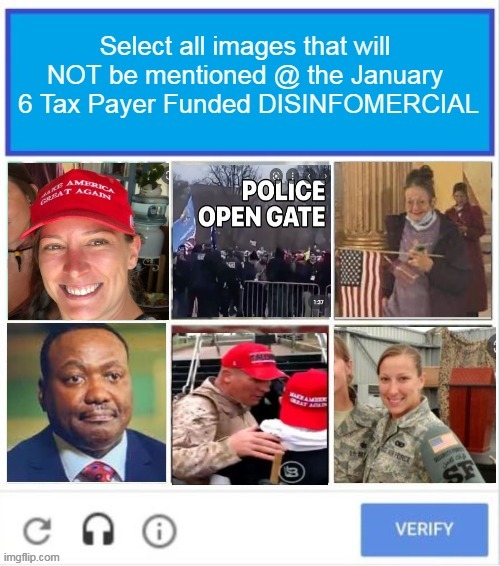 "CAPTCHA" of the American People | image tagged in jan 6 joke is on us | made w/ Imgflip meme maker
