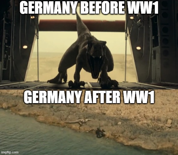 Germany | GERMANY BEFORE WW1; GERMANY AFTER WW1 | image tagged in ghost before and after,germany,world war 1 | made w/ Imgflip meme maker