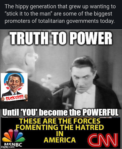 Truth to Power...Until YOU become the Powerful | image tagged in stick it to the man,mass deception,democrats,popculture,biden | made w/ Imgflip meme maker
