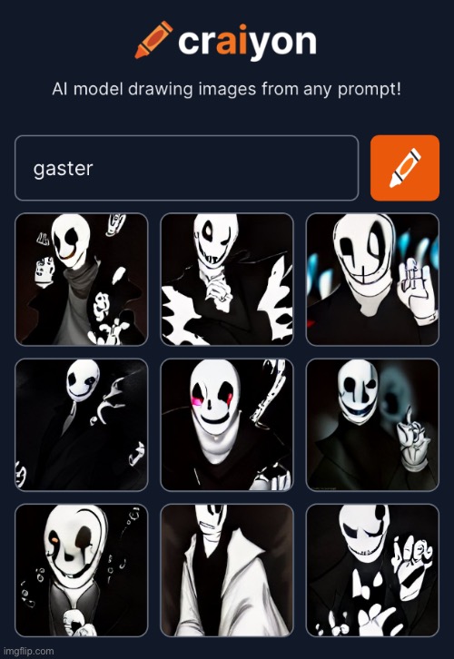 day 1 of posting undertale sertches here! gaster | made w/ Imgflip meme maker