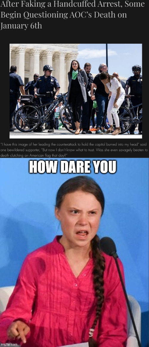 HOW DARE YOU | image tagged in greta thunberg how dare you | made w/ Imgflip meme maker