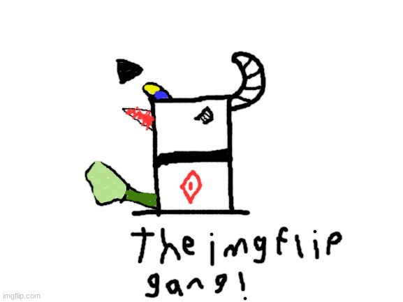 the imgflip gang smybol | image tagged in blank white template,imgflip,memes,funny,logo,epic | made w/ Imgflip meme maker