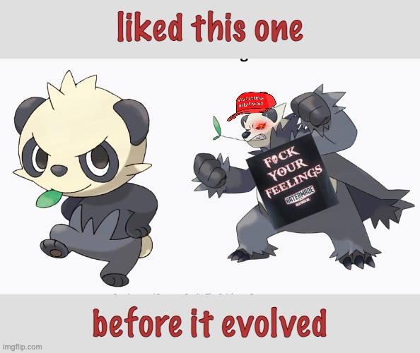 Not the party of Lincoln anymore | liked this one before it evolved | image tagged in pokemon,gop,maga,evolution,ugly | made w/ Imgflip meme maker