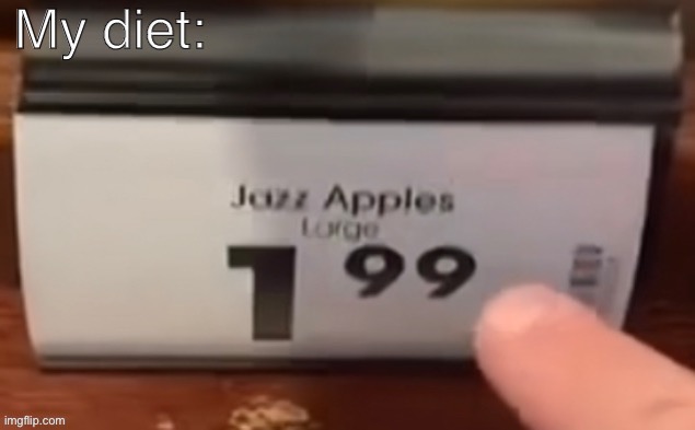Deliciousio | image tagged in jazz,music,apple | made w/ Imgflip meme maker