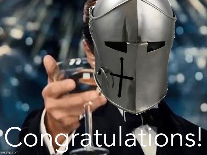 High Quality RMK congratulations Blank Meme Template