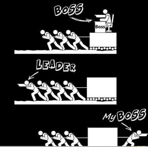 Boss vs Leader vs Manager Blank Meme Template