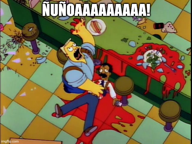 Mendoza | ÑUÑOAAAAAAAAA! | image tagged in mendoza | made w/ Imgflip meme maker