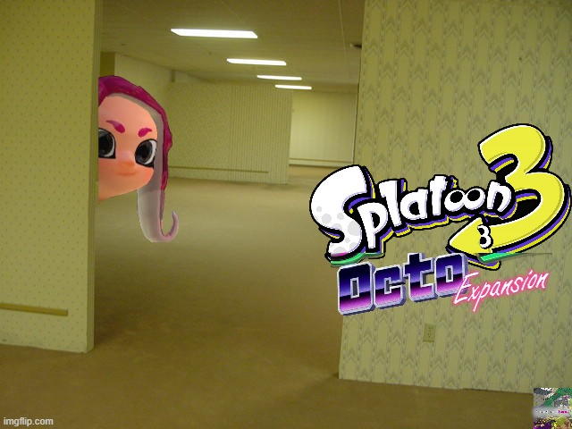 Splatoon 3 DLC Leak | image tagged in the backrooms,octo,splatoon 3 | made w/ Imgflip meme maker