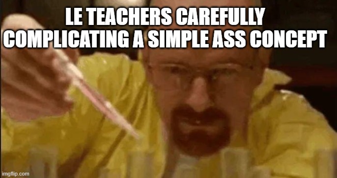 The Scroll of Truth | LE TEACHERS CAREFULLY COMPLICATING A SIMPLE ASS CONCEPT | image tagged in carefully crafting | made w/ Imgflip meme maker
