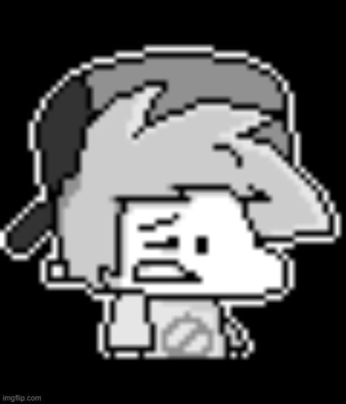 Undertale Boyfriend Sprite (Confused/Digusted) | image tagged in undertale boyfriend sprite confused/digusted | made w/ Imgflip meme maker