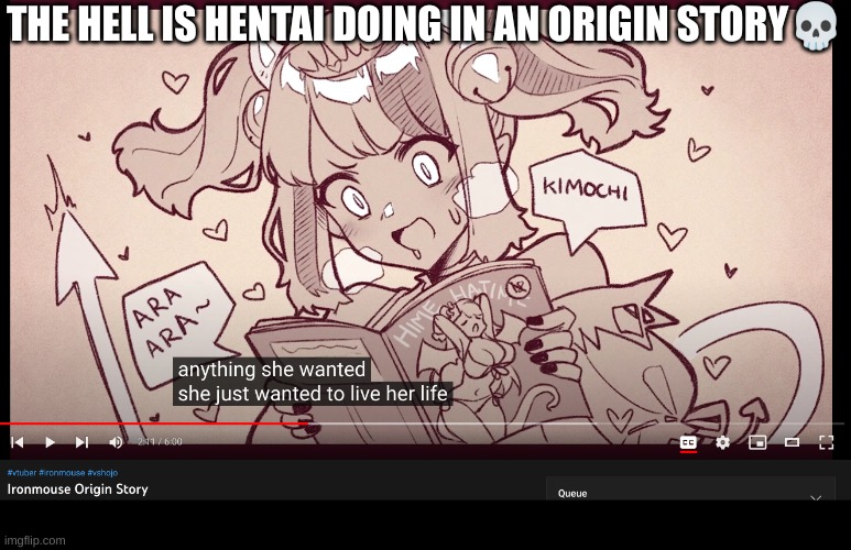 THE HELL IS HENTAI DOING IN AN ORIGIN STORY💀 | made w/ Imgflip meme maker