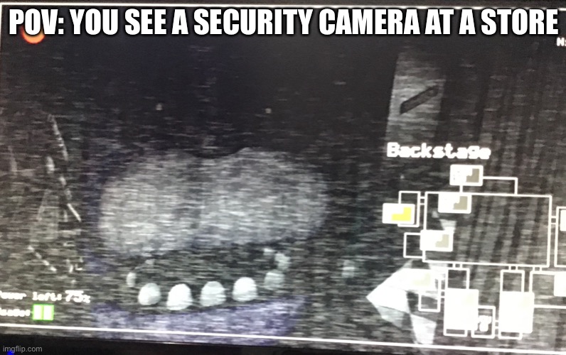 POV: YOU SEE A SECURITY CAMERA AT A STORE | image tagged in funny memes | made w/ Imgflip meme maker