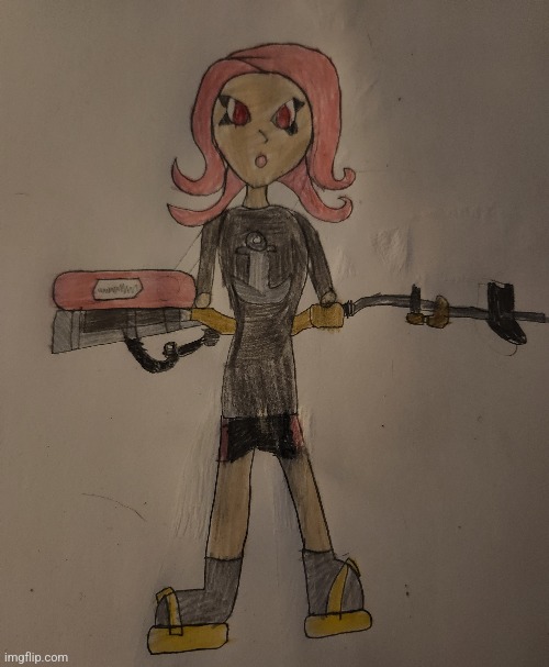 I drew my OC seven | made w/ Imgflip meme maker