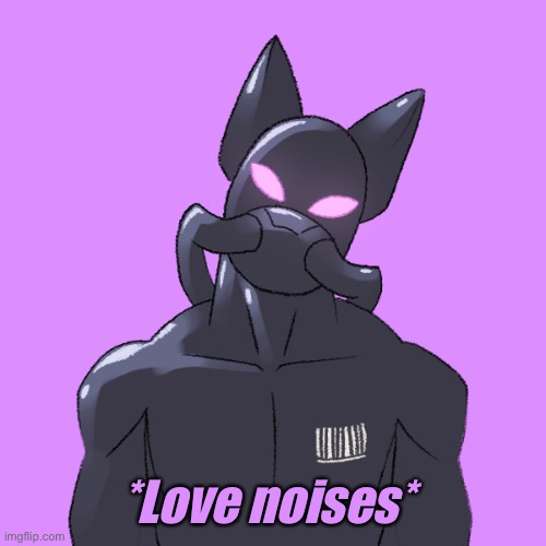 X-9 the robo-furry!! (Not quite a Protogen) X-9 loves SPI | *Love noises* | made w/ Imgflip meme maker