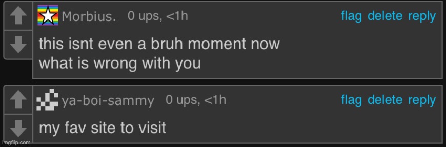 2 Types Of Reaction To Post Above Imgflip