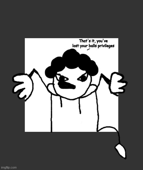That's it, you've lost your balls privileges | made w/ Imgflip meme maker