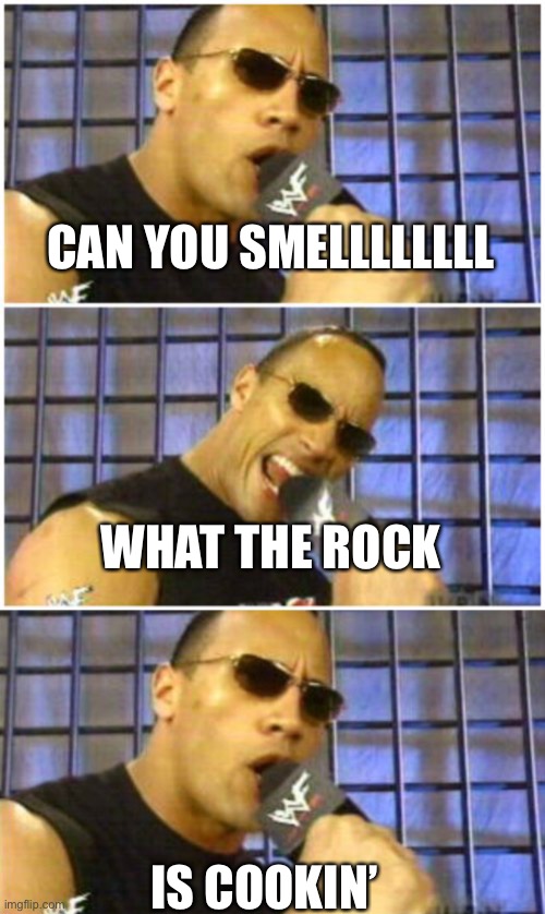 The Rock Smelling Meme Generator - Imgflip
