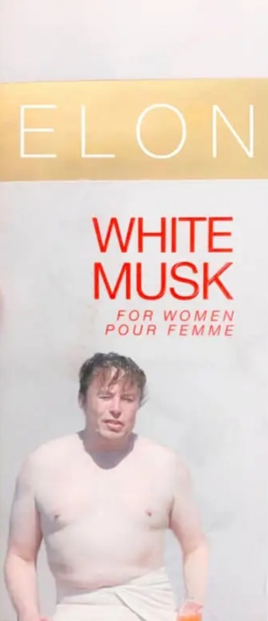 High Quality White Musk Blank Meme Template