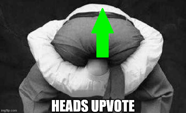 HEADS UPVOTE | made w/ Imgflip meme maker