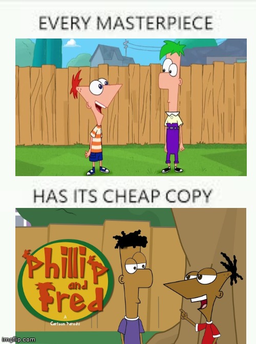 BARRY THE BLATYPUS | image tagged in every masterpiece has its cheap copy,phineas and ferb,ripoff,bootleg | made w/ Imgflip meme maker