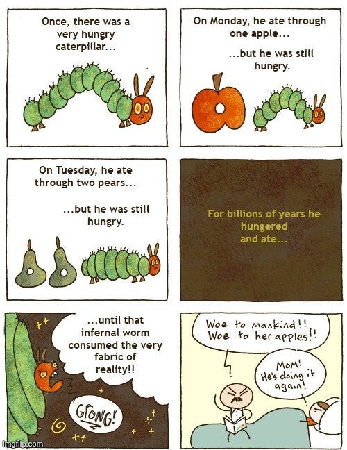 Caterpillar | image tagged in caterpillar,worm,apple,comics,comic,comics/cartoons | made w/ Imgflip meme maker