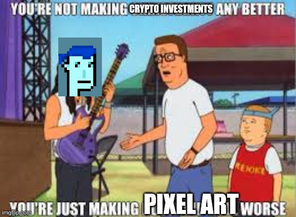 CRYPTO INVESTMENTS PIXEL ART | made w/ Imgflip meme maker