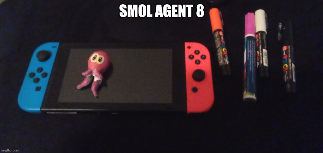 * emits loud  happy uwu octopi noises that breaks 3 windows and makes a dog physiologically ill* | SMOL AGENT 8 | image tagged in splatoon | made w/ Imgflip meme maker