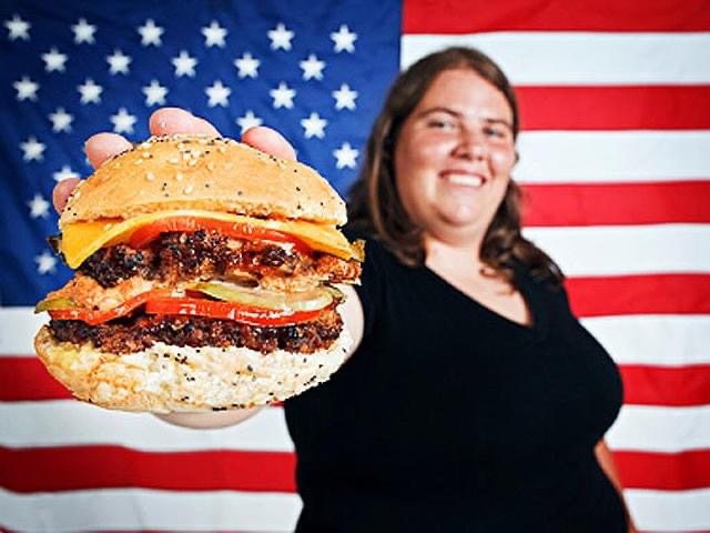 High Quality Patriotic hamburger Blank Meme Template