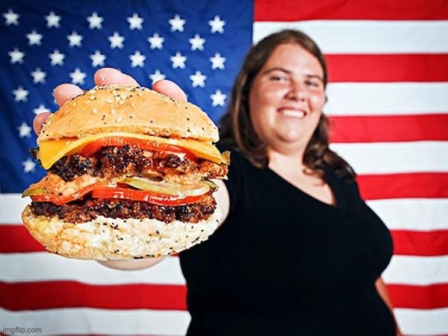 Patriotic hamburger | image tagged in patriotic hamburger | made w/ Imgflip meme maker