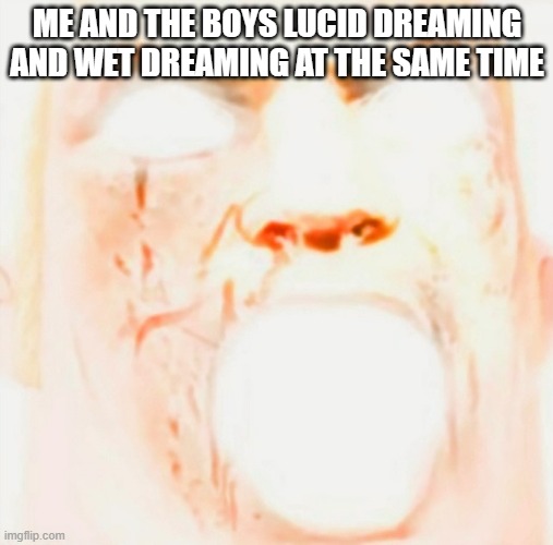 God Tier | ME AND THE BOYS LUCID DREAMING AND WET DREAMING AT THE SAME TIME | image tagged in fun,funny memes,funny,god,adult,master | made w/ Imgflip meme maker