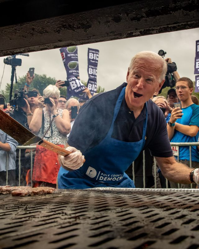 Biden Grilling Blank Meme Template