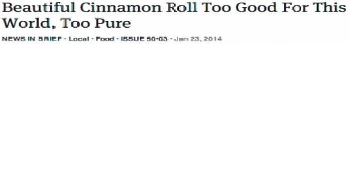 High Quality cinnamon roll too pure Blank Meme Template