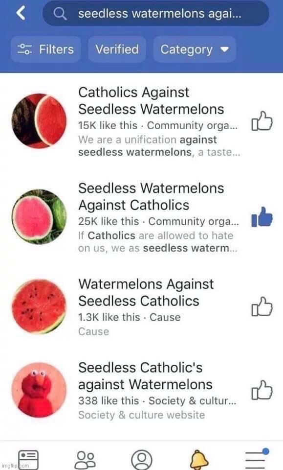 Peak based? | image tagged in catholics against seedless watermelons | made w/ Imgflip meme maker
