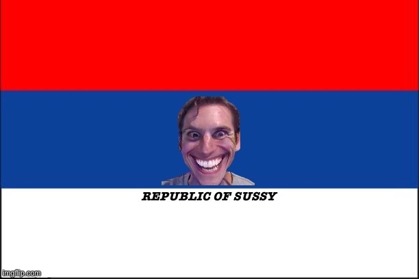 Republic of Sussy flag | image tagged in republic of sussy flag | made w/ Imgflip meme maker