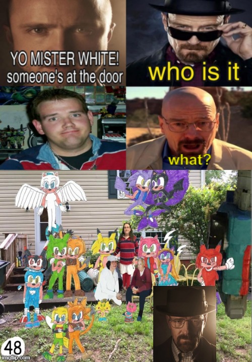 This was sitting here on my account unsubmitted for 3 months | image tagged in chris chan,walter white,yo mister white someones at the door,memes,funny | made w/ Imgflip meme maker