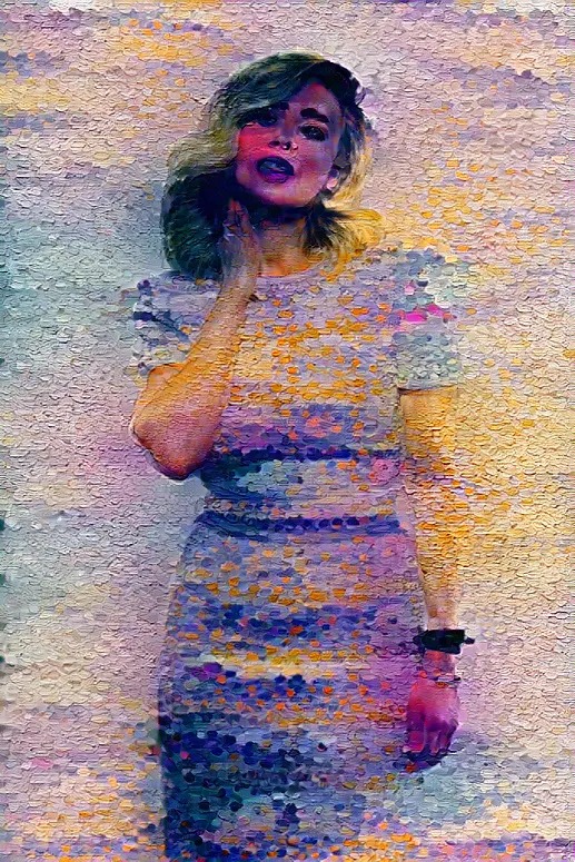 High Quality Dannii Minogue AI art Blank Meme Template