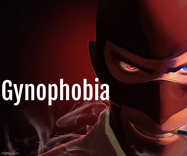 Spy custom phobia | Gynophobia | made w/ Imgflip meme maker