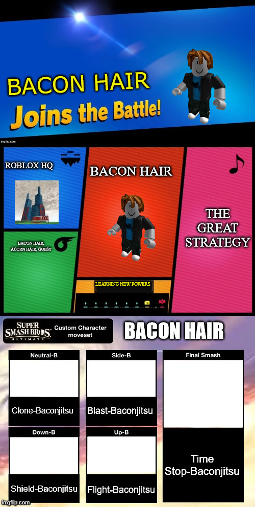 Roblox bacon hair - Imgflip