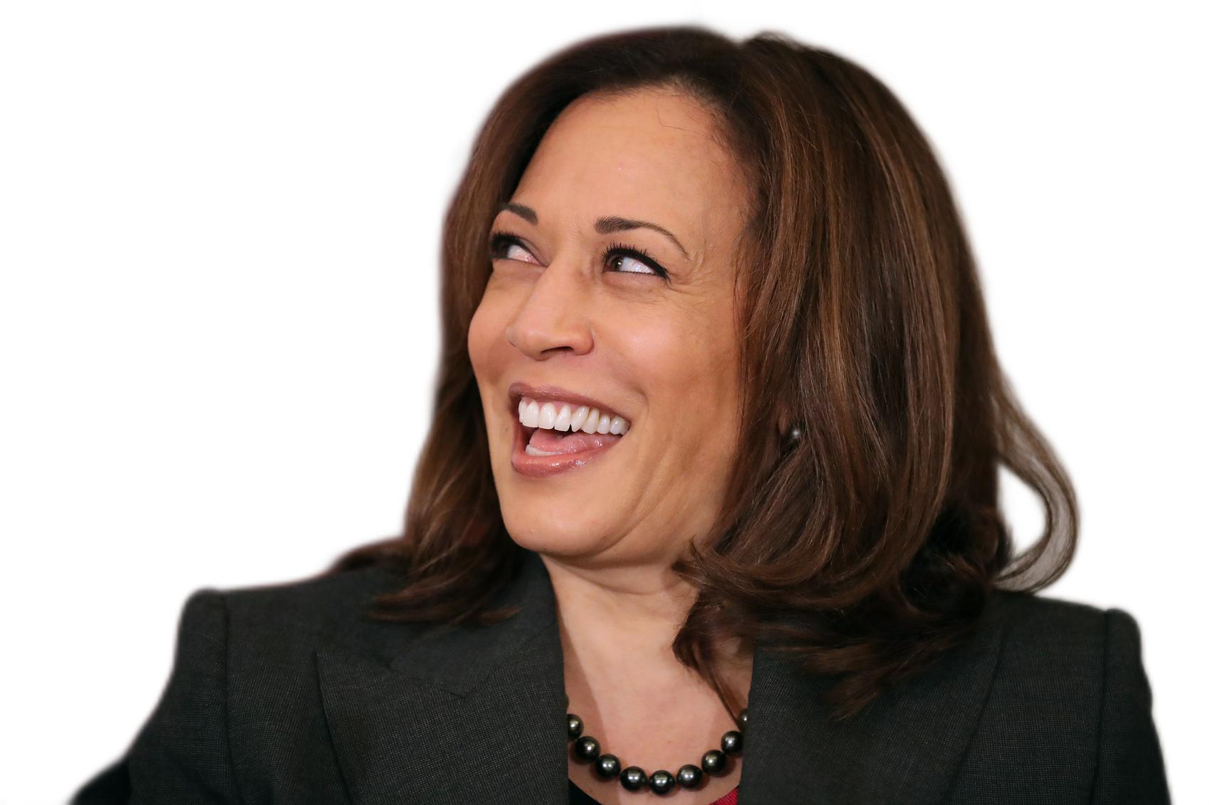 High Quality Kamala Harris laughing Blank Meme Template