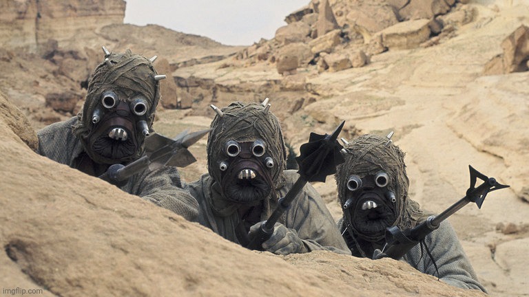 Tusken Raiders | image tagged in tusken raiders | made w/ Imgflip meme maker