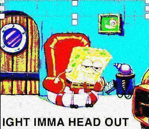 High Quality deep fried spongebop Blank Meme Template