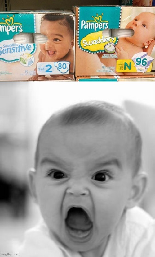 Pampers | image tagged in memes,angry baby,you had one job,pampers,meme,fail | made w/ Imgflip meme maker