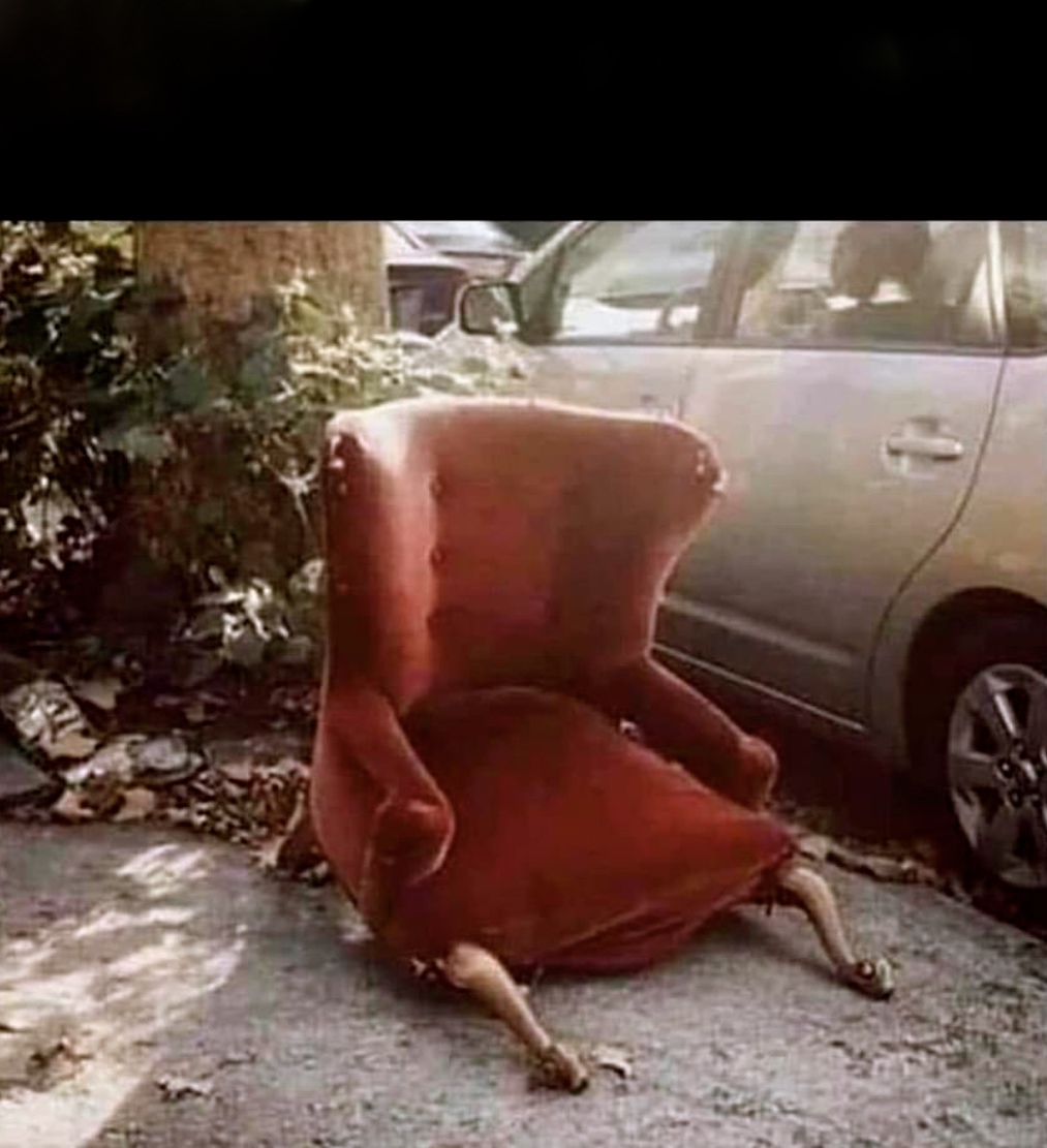 Sad Chair Blank Meme Template