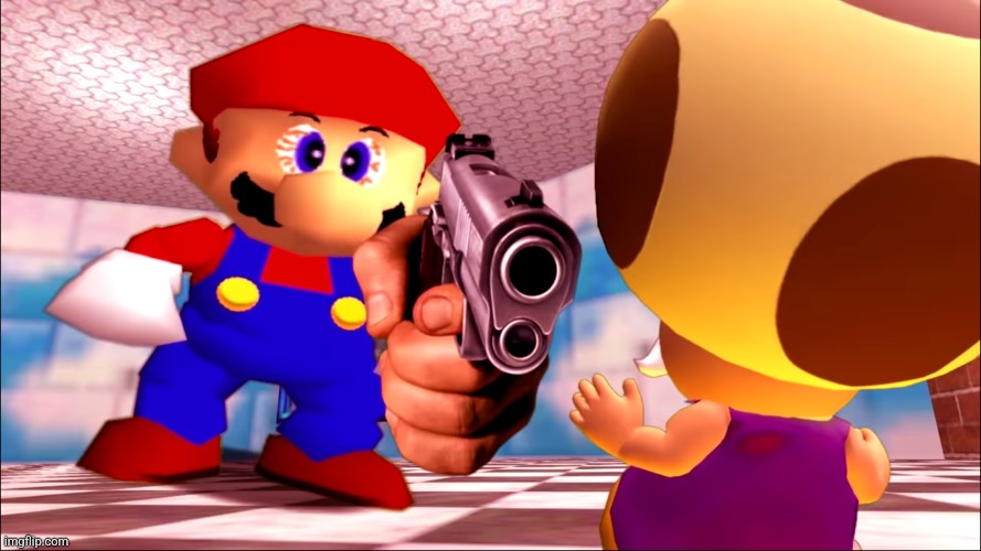 Mario Holding Toadsworth At Gunpoint | image tagged in mario holding toadsworth at gunpoint | made w/ Imgflip meme maker