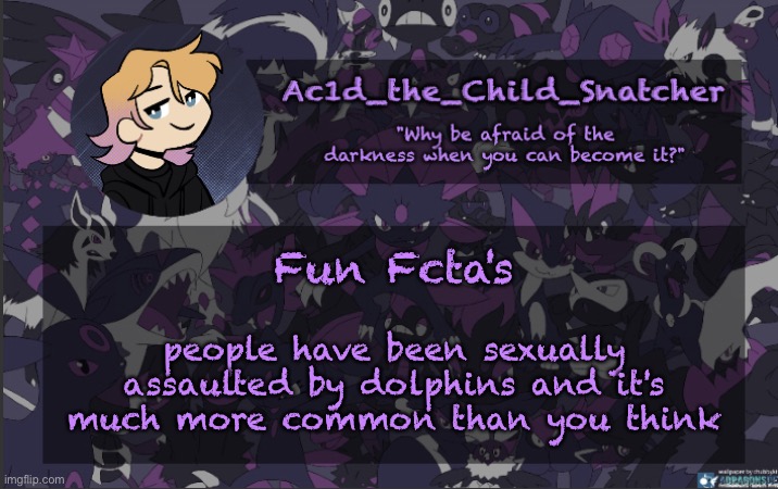 . | Fun Fcta's; people have been sexually assaulted by dolphins and it's much more common than you think | made w/ Imgflip meme maker