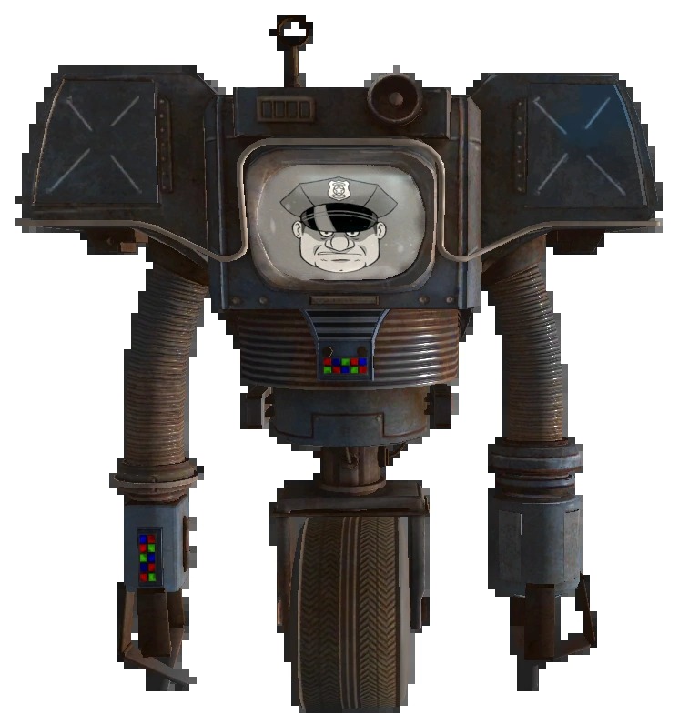 High Quality Police bot from New Vegas Blank Meme Template