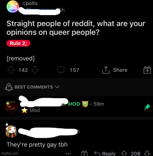 Pretty gay if you ask me | made w/ Imgflip meme maker