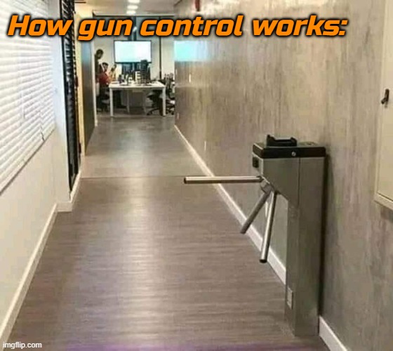 How gun control works: | image tagged in gun control | made w/ Imgflip meme maker