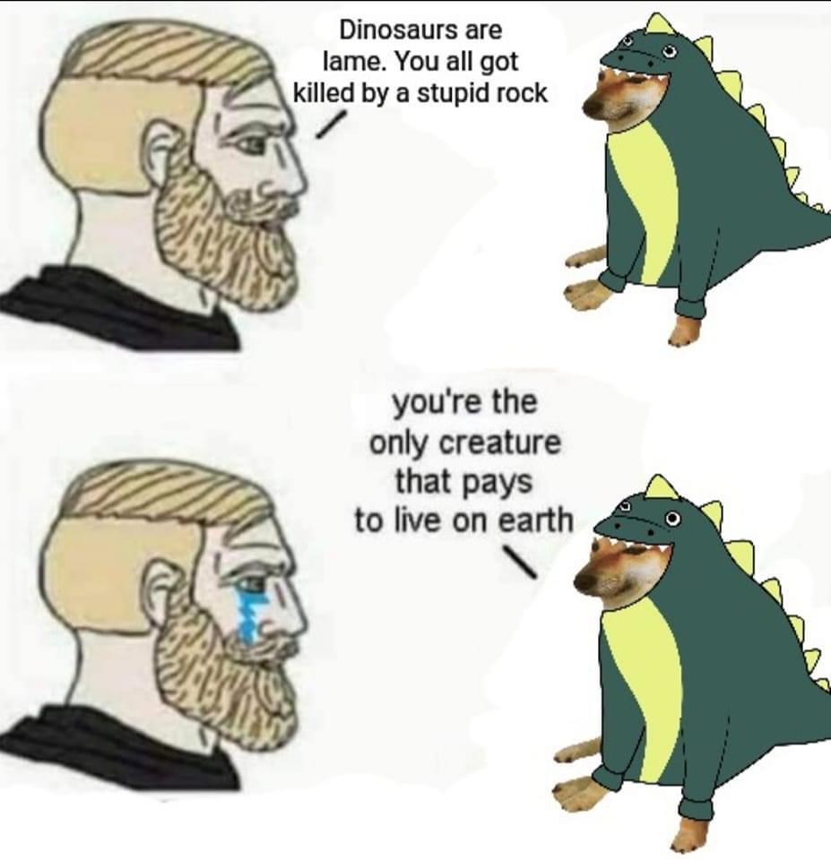Dinosaurphobia Blank Meme Template