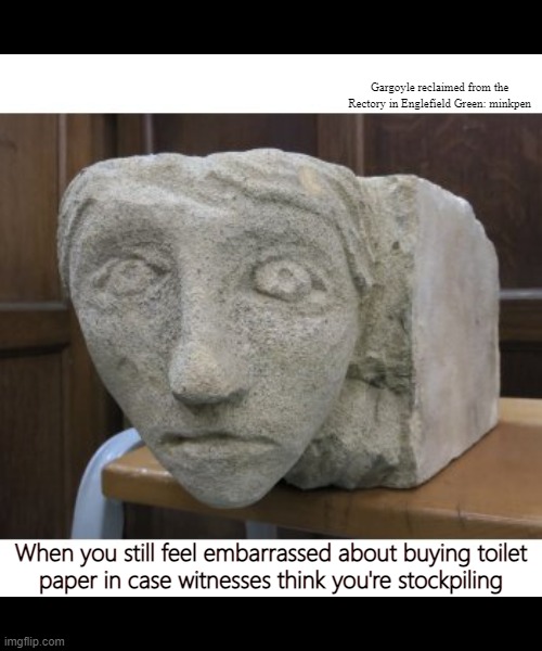 Covid-19 | image tagged in art memes,gargoyles,medieval | made w/ Imgflip meme maker